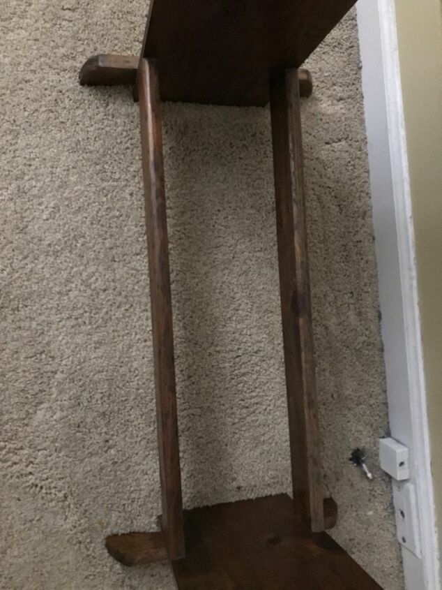 how do i upcycle this old wood quilt rack into something else