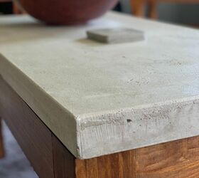 concrete coffee table