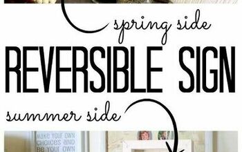 Reversible Sign for Spring & Summer