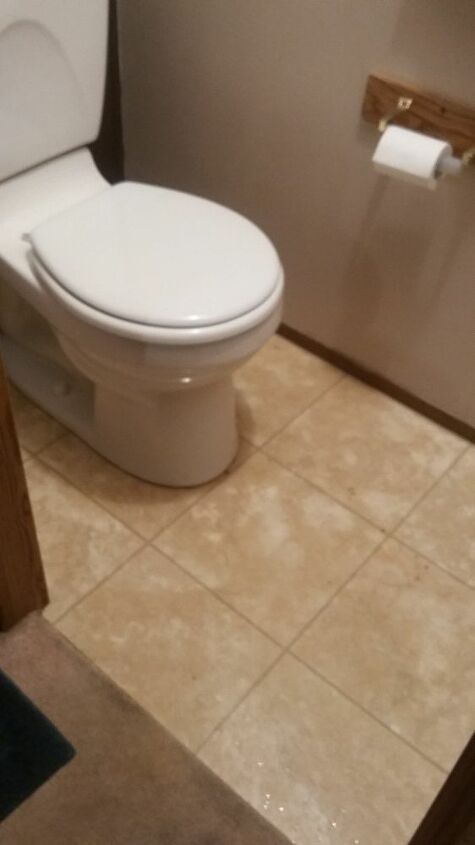 How Do I Put Down Stick On Vinyl Tiles A Bathroom Floor Hometalk Vinyl Tiles On A Bathroom Floor, How To Lay Down Bathroom Floor