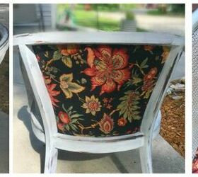 chair makeover reupholstered paint