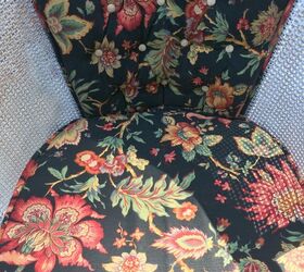chair makeover reupholstered paint