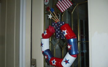 CELEBRATE THE 4TH of JULY WITH A TIN CAN WREATH