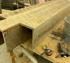 how to make faux beams, DIY Wood Beams