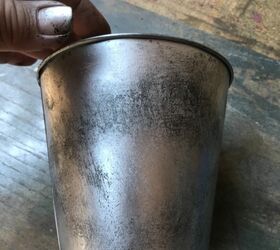 how to rust a dollar store pot