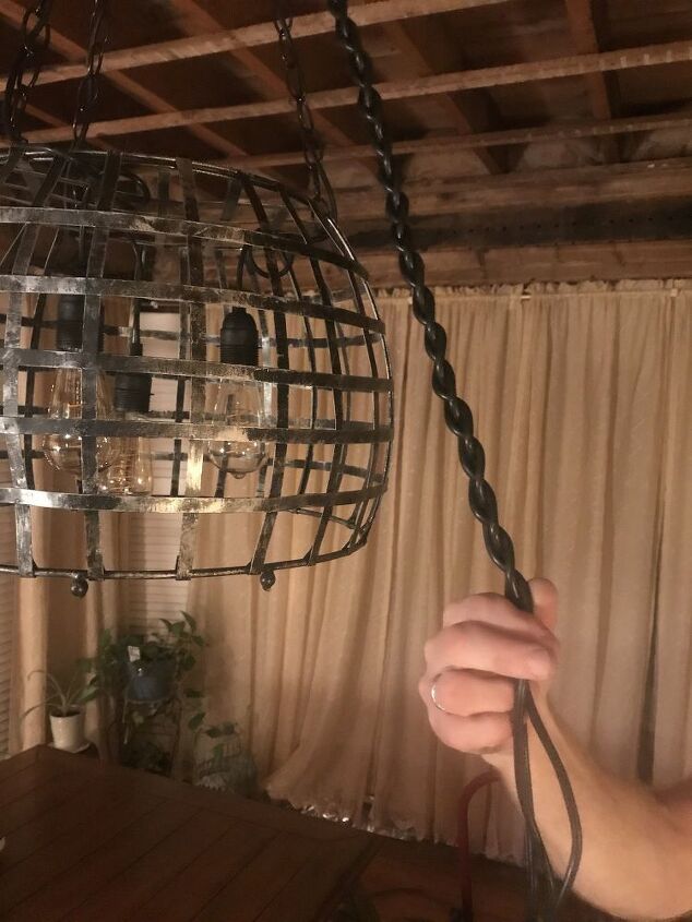 How To Make A Dining Room Swag Light Hometalk