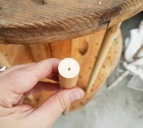 wooden spool revamp