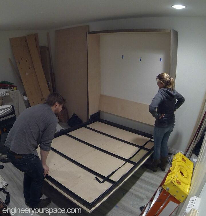 how to assemble a murphy bed cabinet with a murphy bed hardware kit