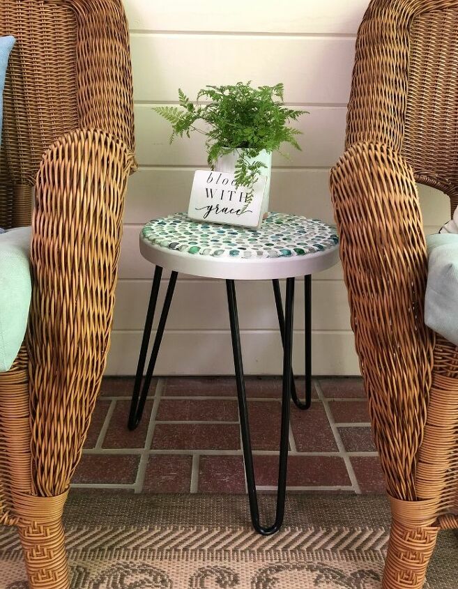 easy diy dollar store glass bead table