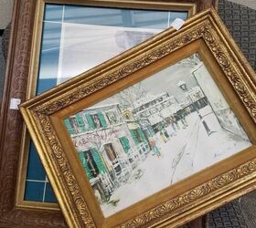 Use old thrift store frames for this brilliant organizing idea