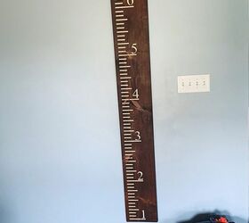 wood ruler kids growth chart