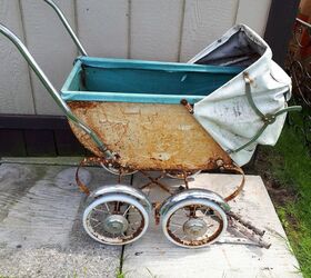 baby buggy planter
