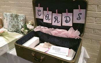 Caja de tarjetas de boda DIY con estilo vintage (usando una Cricut)