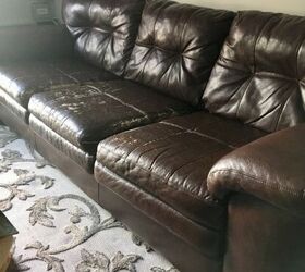 q fix the leather on this couch