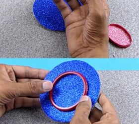 make a beautiful wall hanging from waste plastic bottles