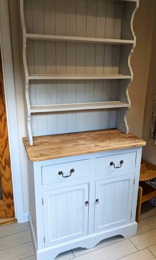 How To Shabby Chic A Welsh Dresser Diy Hometalk