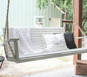 porch swing makeover