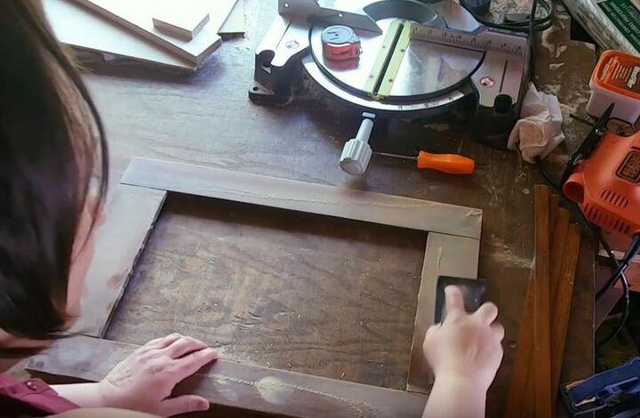 diy entryway mirror with hooks