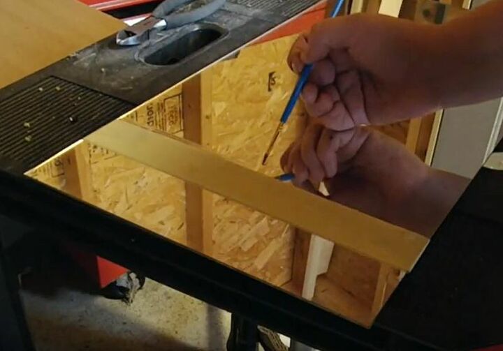 diy entryway mirror with hooks