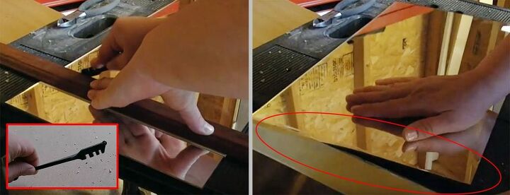 diy entryway mirror with hooks