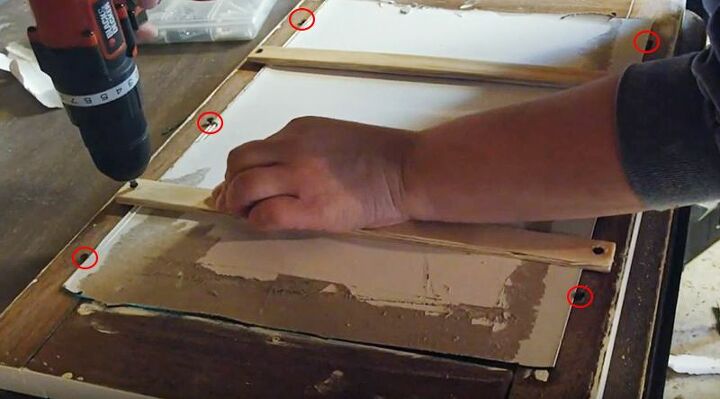 diy entryway mirror with hooks