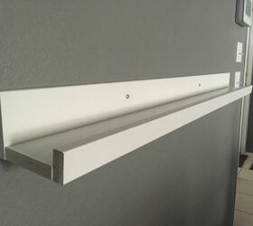 quick and easy picture shelves
