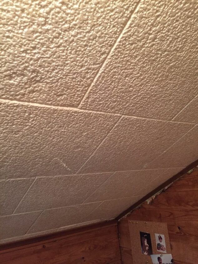 q how do i even up my ceiling where a standup closet floor to ceiling u