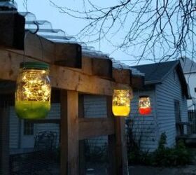 easy mason jar hanging solar lights