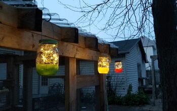 Easy Mason Jar Hanging Solar Lights