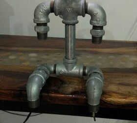 industrial iron pipe lamp