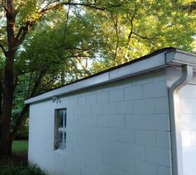 how to install gutters on a detached garage