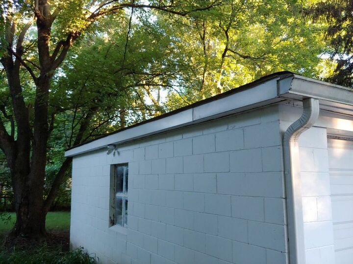 how to install gutters on a detached garage