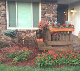 terraced planter for the porch