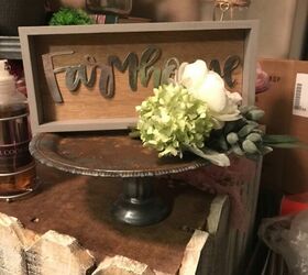 How to Make a Dollar Store Rusty Cake Stand DIY | Hometalk