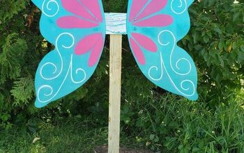How to Make Life-Size Fairy Wings For a Cute Garden Feature