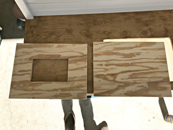 build a wooden play kitchen with sink