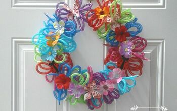 Cheap and Easy Mesh Rope Wreath