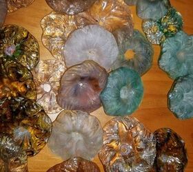 q any ideas for these glass flowers