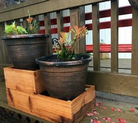 terraced planter for the porch