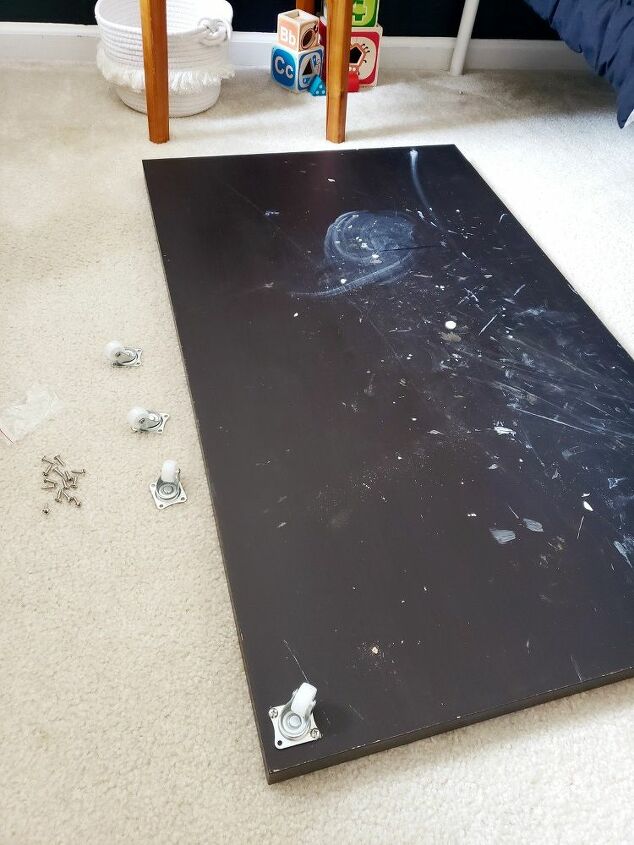 diy trundle train table