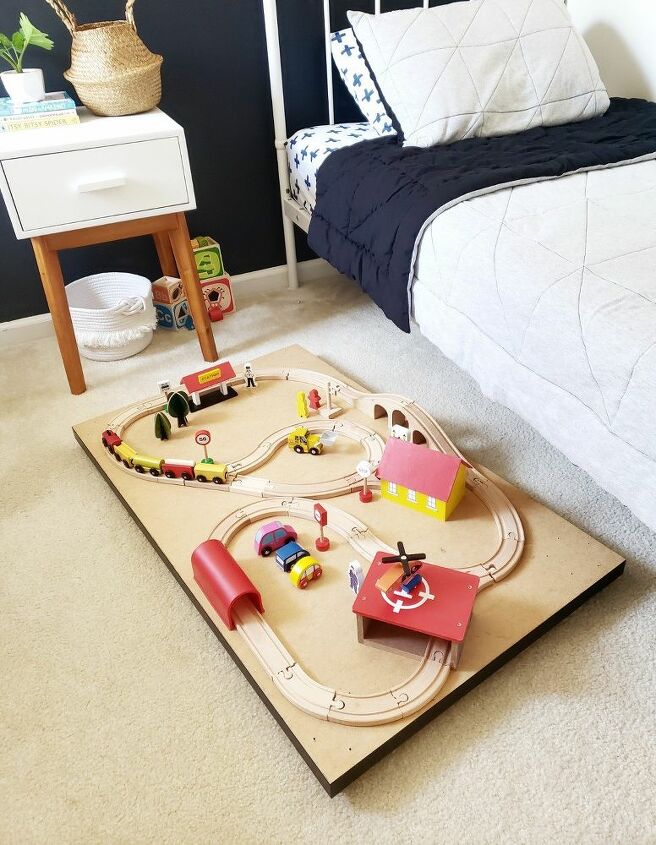 diy trundle train table