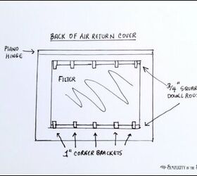 how to make a decorative air return vent cover