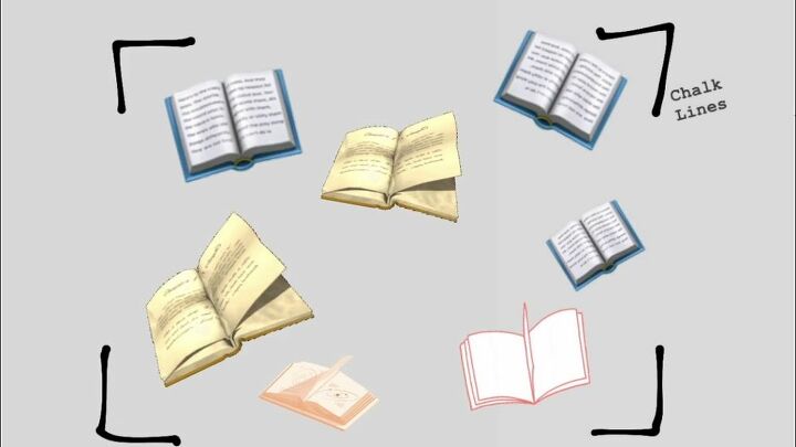 vintage book wall decor