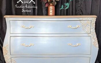 How to Update a Dresser Using Resin and Paper Clay Appliques