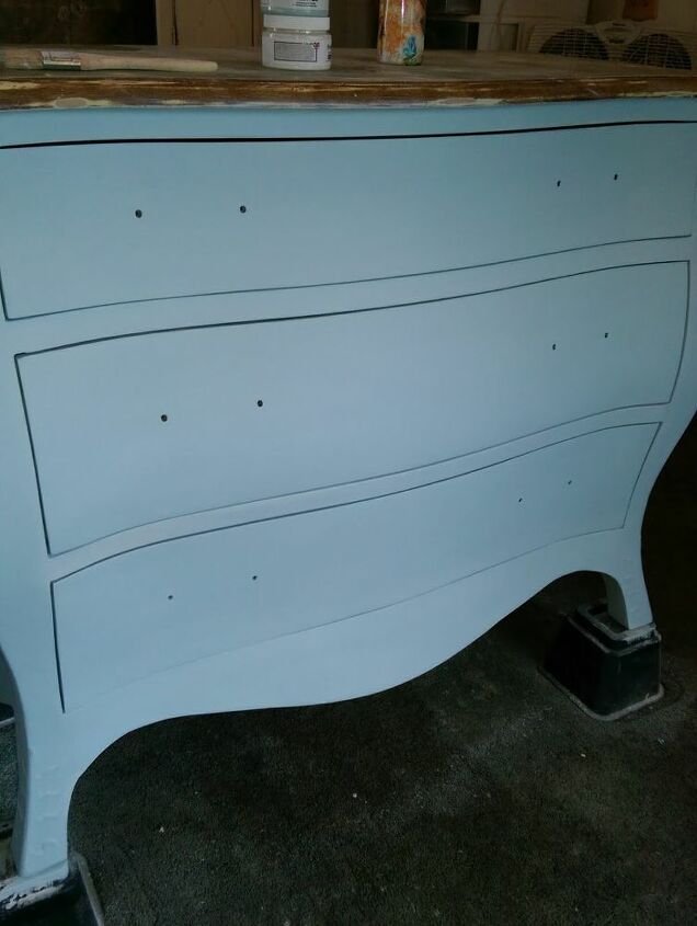 How To Update A Dresser Using Resin And Paper Clay Appliques