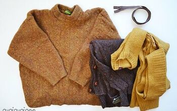  Faça uma linda fronha de folha e videira com suéteres de lã feltrada!