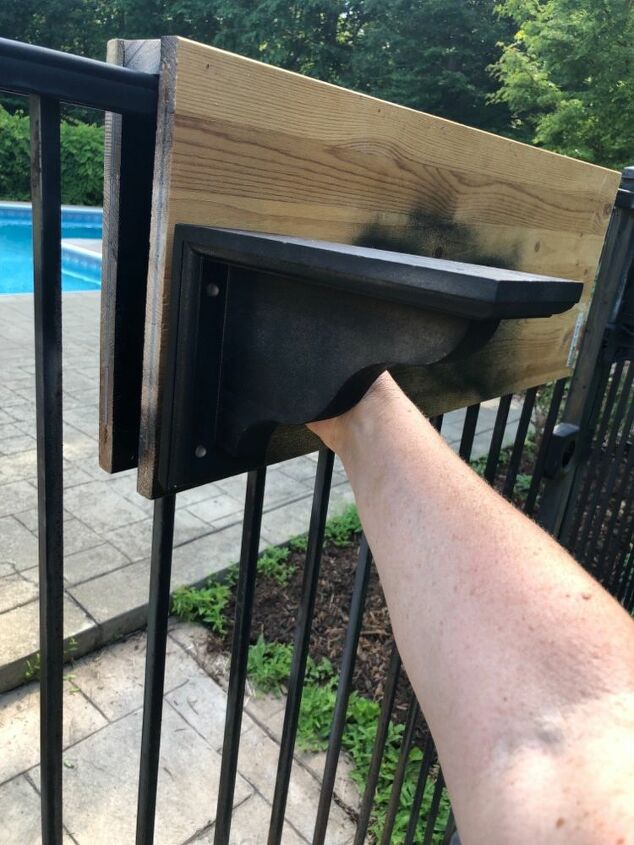 how to build a portable slide on railing bar top counter