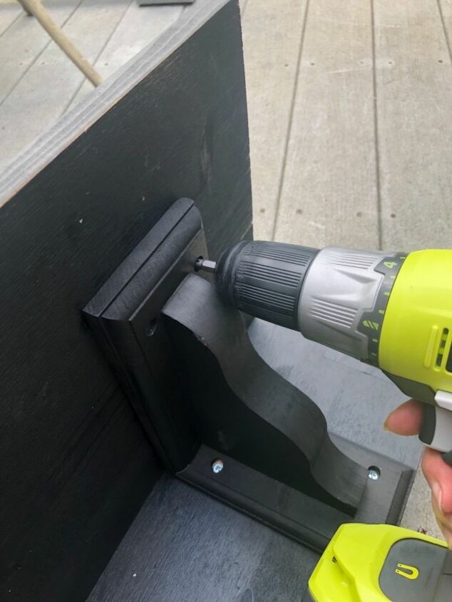 DIY Rail Table Idea for a Small Porch | Hometalk