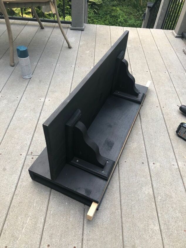 DIY Rail Table Idea for a Small Porch | Hometalk