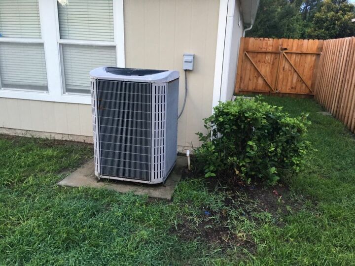 need to hide your ac try building a fence around your ac unit, How to hide an AC unit outside
